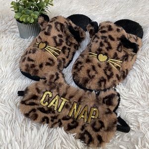 Sleep Mask Dearfoam Cat Slippers Dearfoams Womens Orla Adjustable